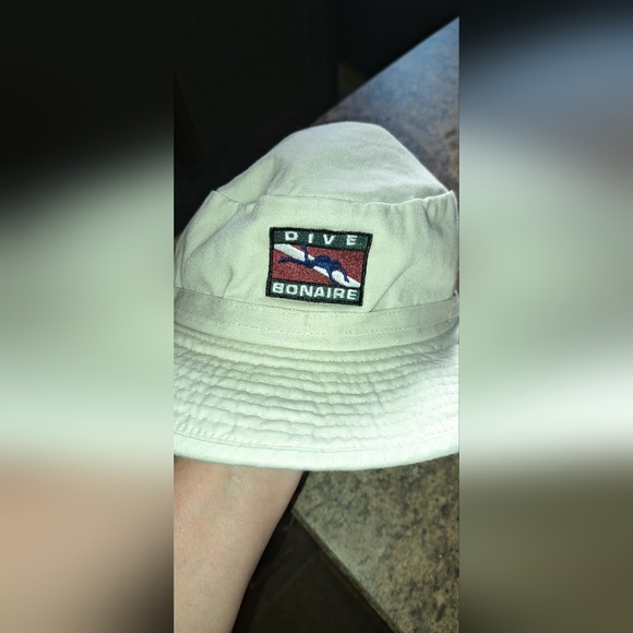 Unisex Authentic Ahead Performance Sun Hat "Diver DIVE BONAIRE" M/L - Picture 7 of 7